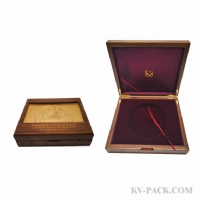 Wood Coin Box